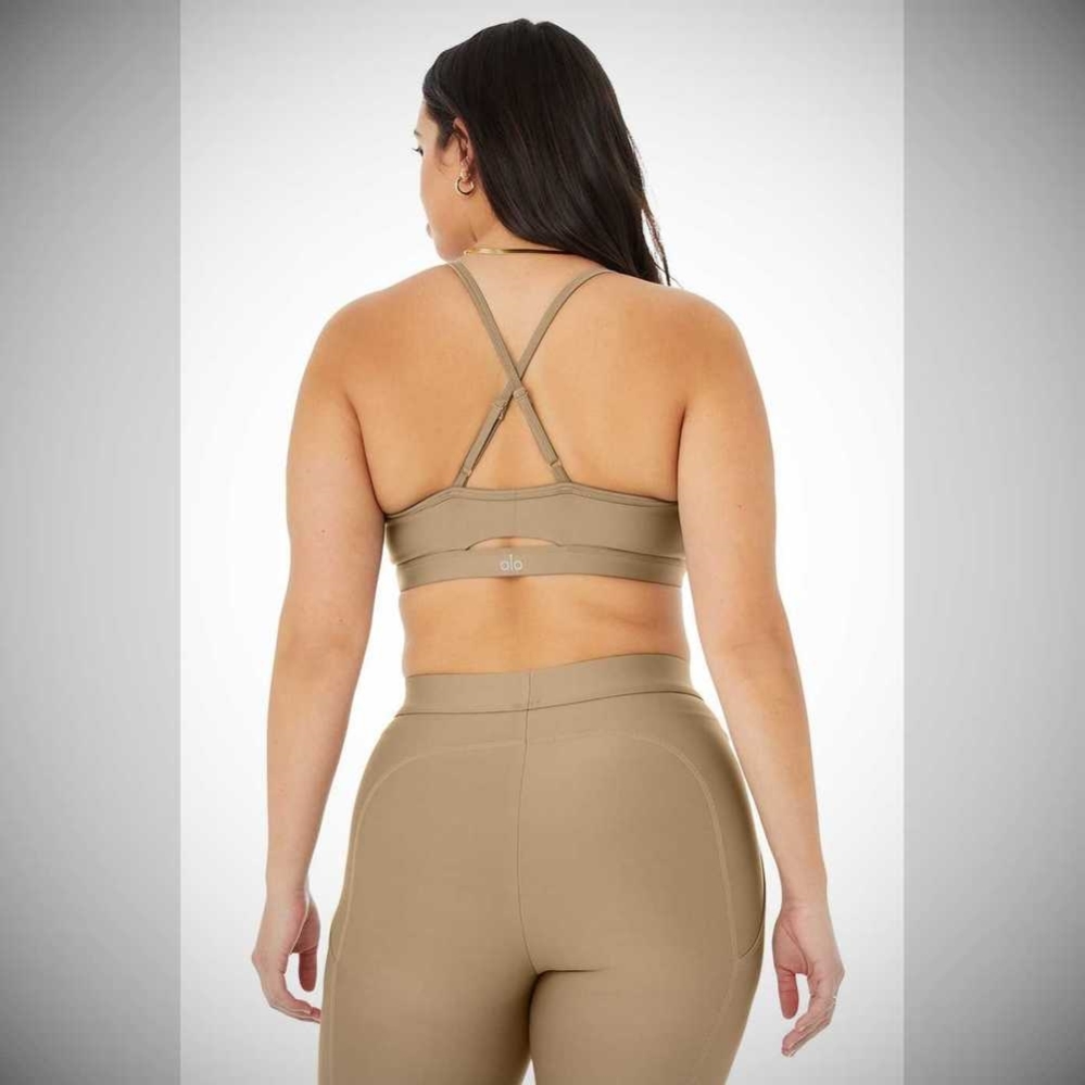 Sujetadores Alo Yoga Airlift Intrigue Mujer Marrom | MX-97FHON