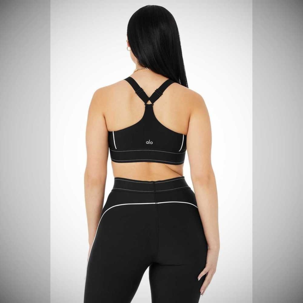 Sujetadores Alo Yoga Airlift Suit Up Mujer Negros | MX-68ZKVJ