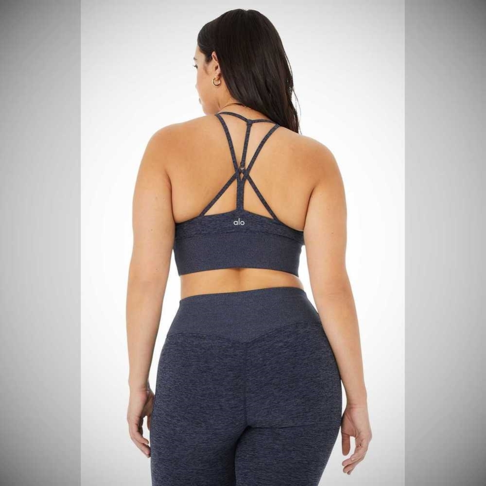 Sujetadores Alo Yoga Alosoft Lavish Mujer Azul Marino | MX-50RUOI