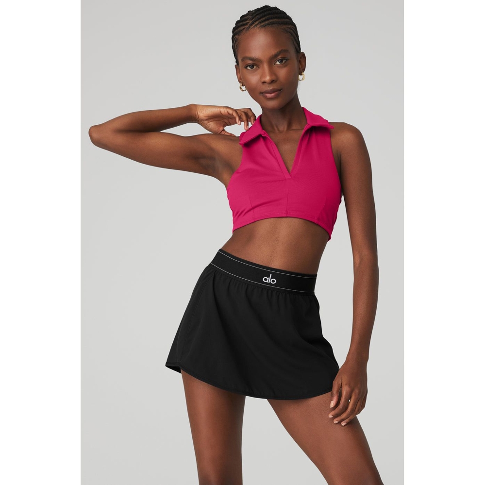 Sujetadores Alo Yoga Charmed Collar Mujer Claret | MX-12NIRM