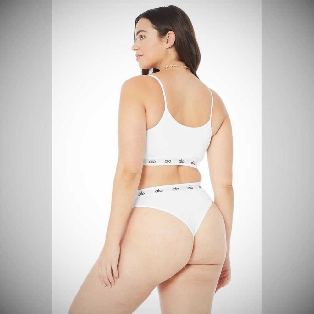 Sujetadores Alo Yoga Icon Cami Mujer Blancos | MX-60VRMA