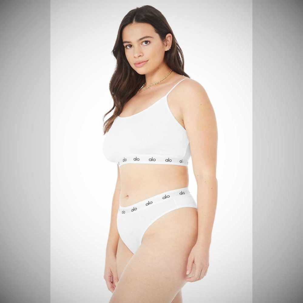 Sujetadores Alo Yoga Icon Cami Mujer Blancos | MX-60VRMA