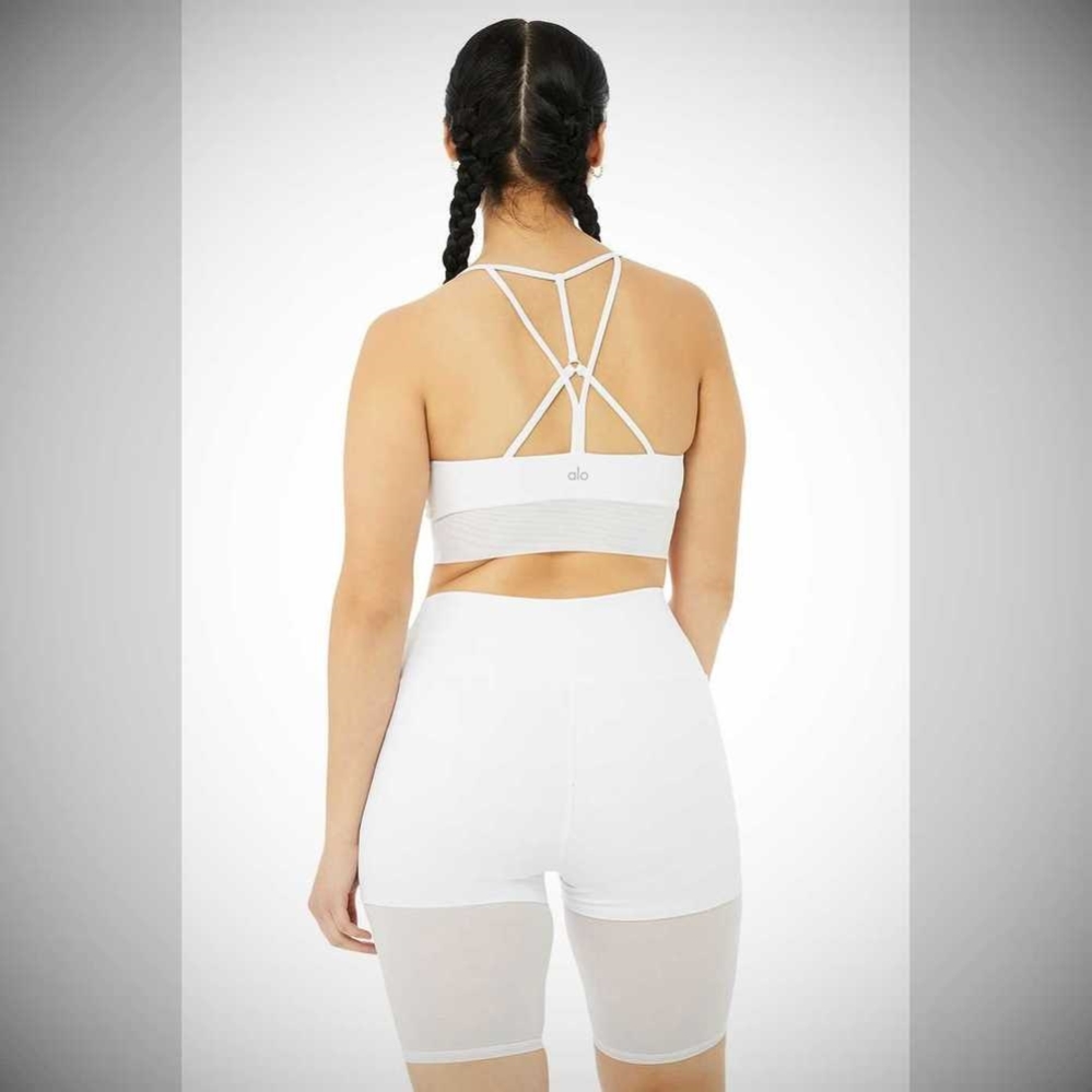 Sujetadores Alo Yoga Lavish Mujer Blancos Blancos | MX-91ZPTX