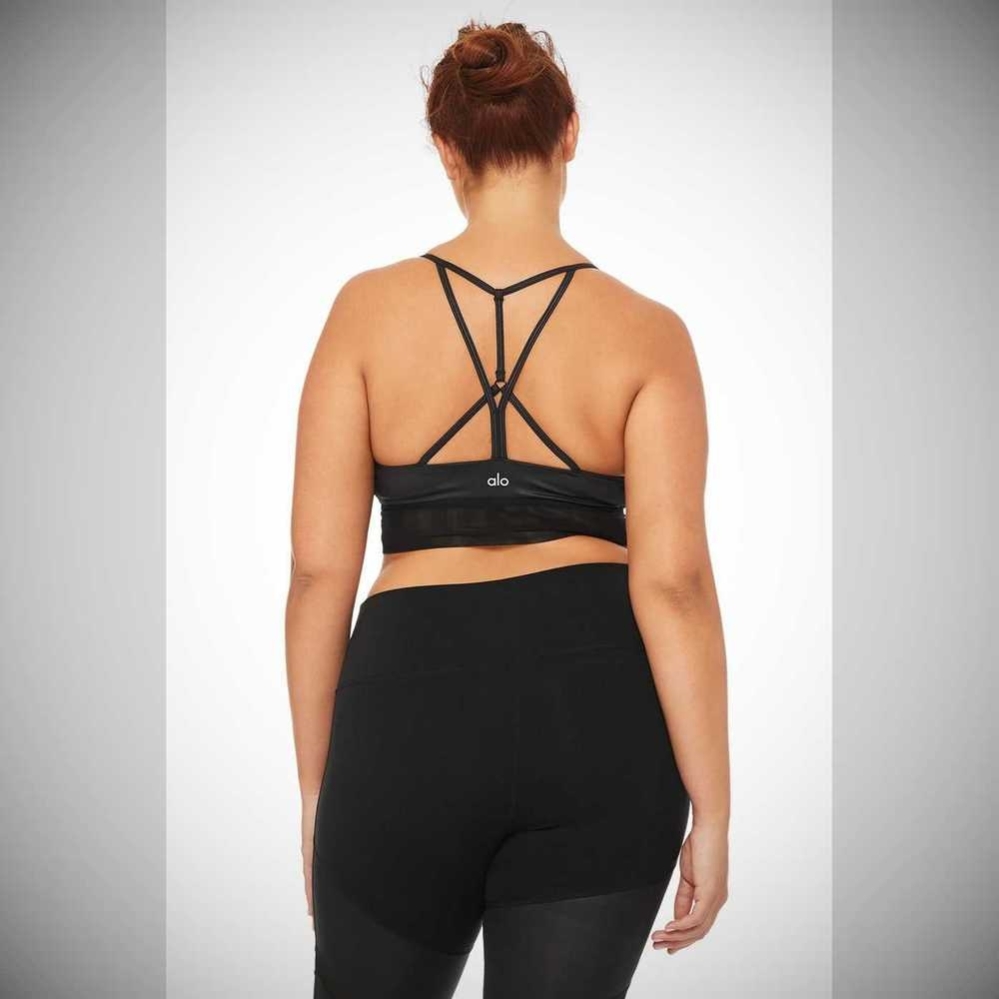 Sujetadores Alo Yoga Lavish Mujer Negros Negros | MX-46XPJO