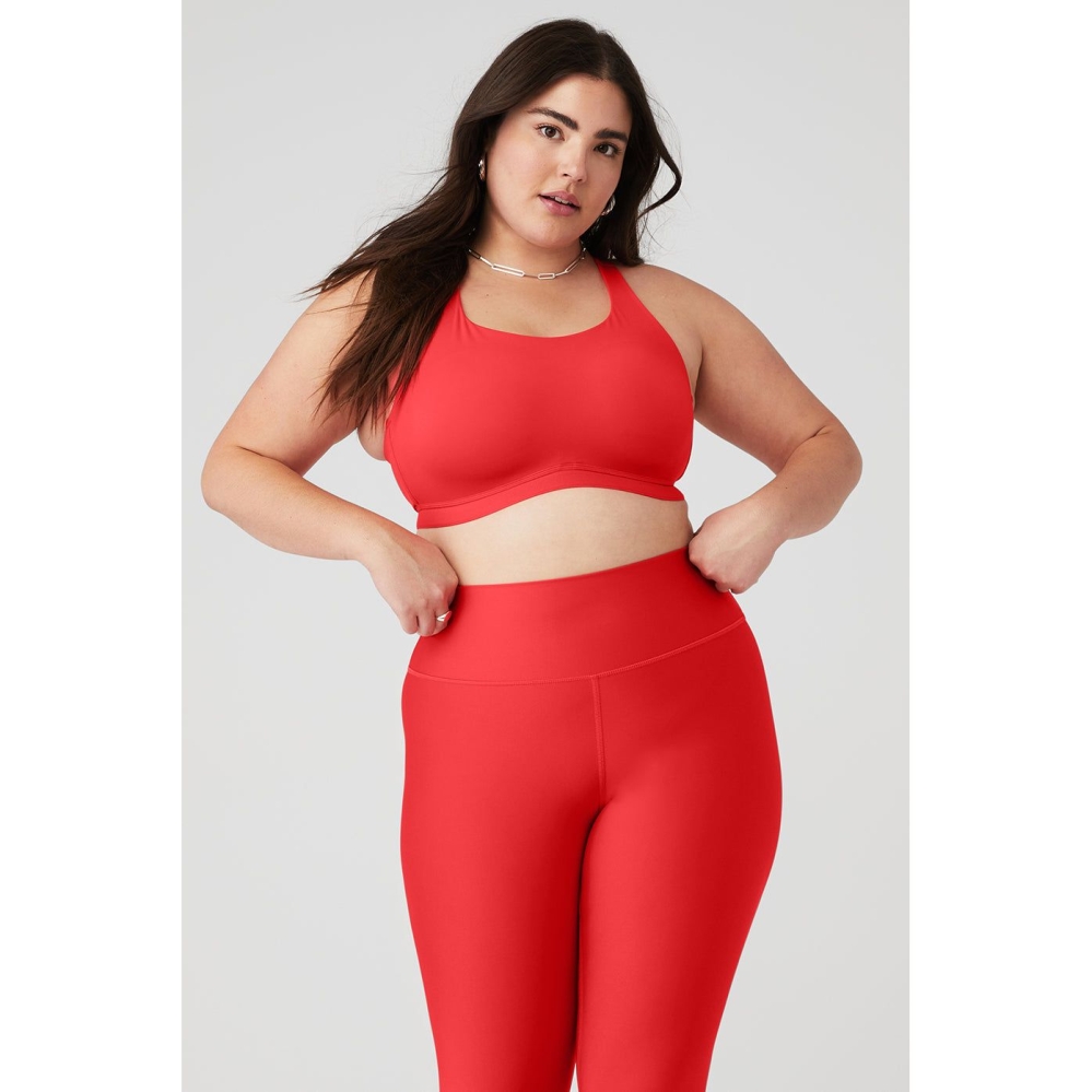 Sujetadores Alo Yoga Power Play High Impact Mujer Rojos | MX-20IHYK