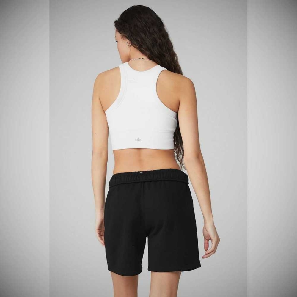 Sujetadores Alo Yoga Seamless Delight High Neck Mujer Blancos | MX-83NLGF