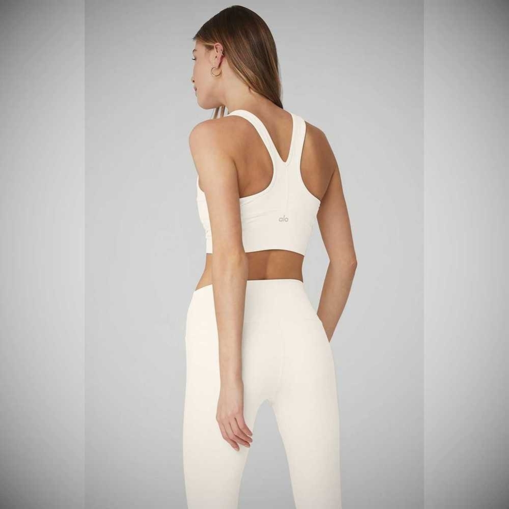 Sujetadores Alo Yoga Wild Thing Mujer Blancos | MX-82VNMC