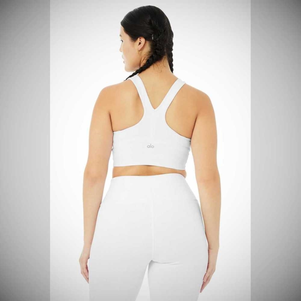 Sujetadores Alo Yoga Wild Thing Mujer Blancos | MX-83GYDP