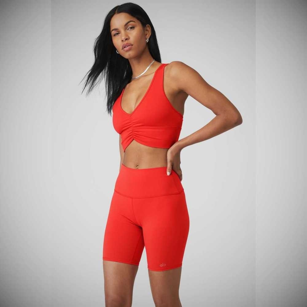 Sujetadores Alo Yoga Wild Thing Mujer Rojos | MX-94UMAN