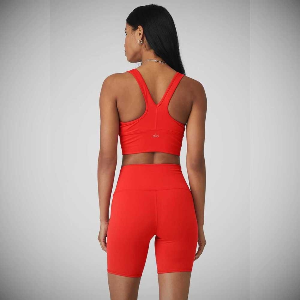 Sujetadores Alo Yoga Wild Thing Mujer Rojos | MX-94UMAN