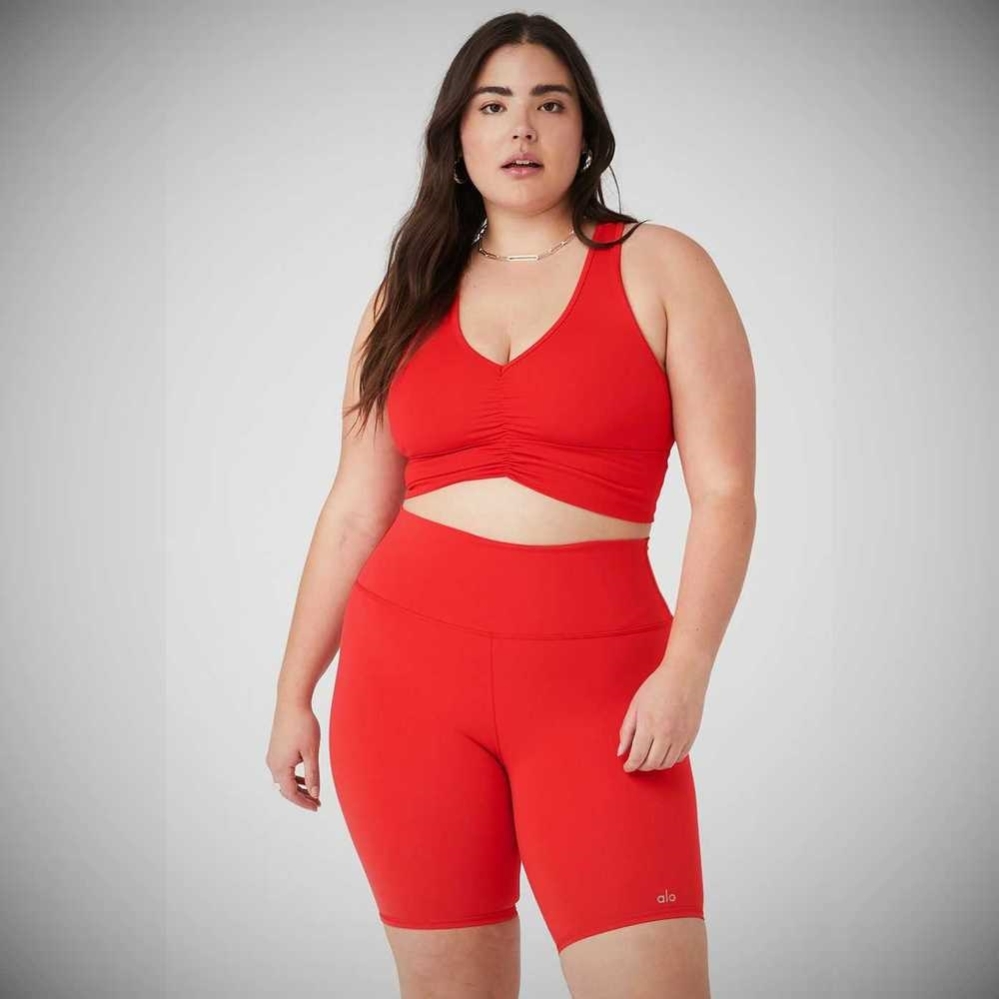 Sujetadores Alo Yoga Wild Thing Mujer Rojos | MX-94UMAN