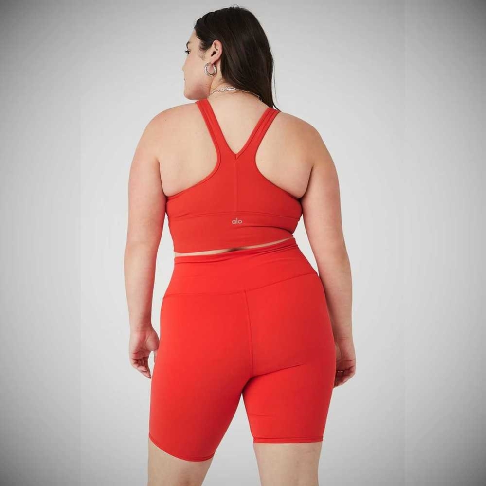 Sujetadores Alo Yoga Wild Thing Mujer Rojos | MX-94UMAN