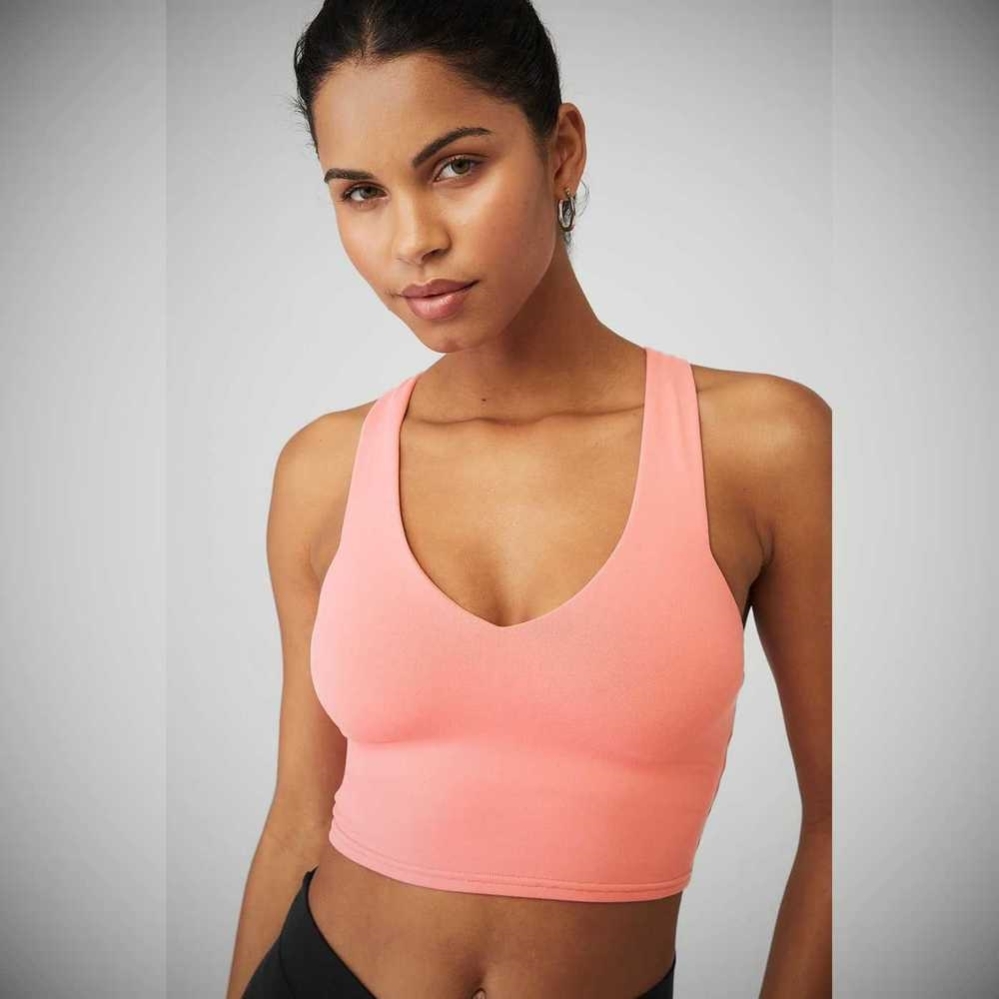 Tank Top Alo Yoga Airbrush Real Mujer Rosas | MX-81NFOM