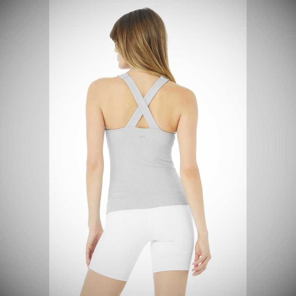 Tank Top Alo Yoga Elevate Mujer Grises | MX-92VZPF