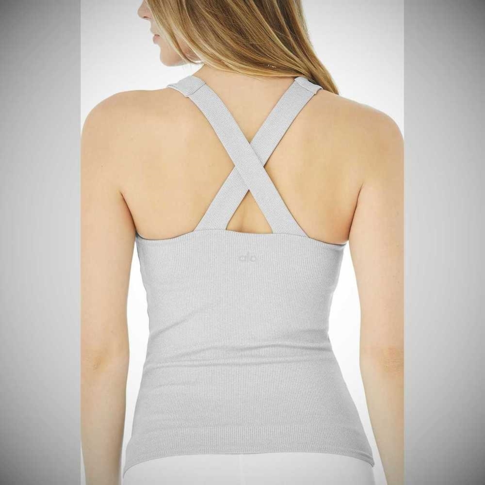 Tank Top Alo Yoga Elevate Mujer Grises | MX-92VZPF