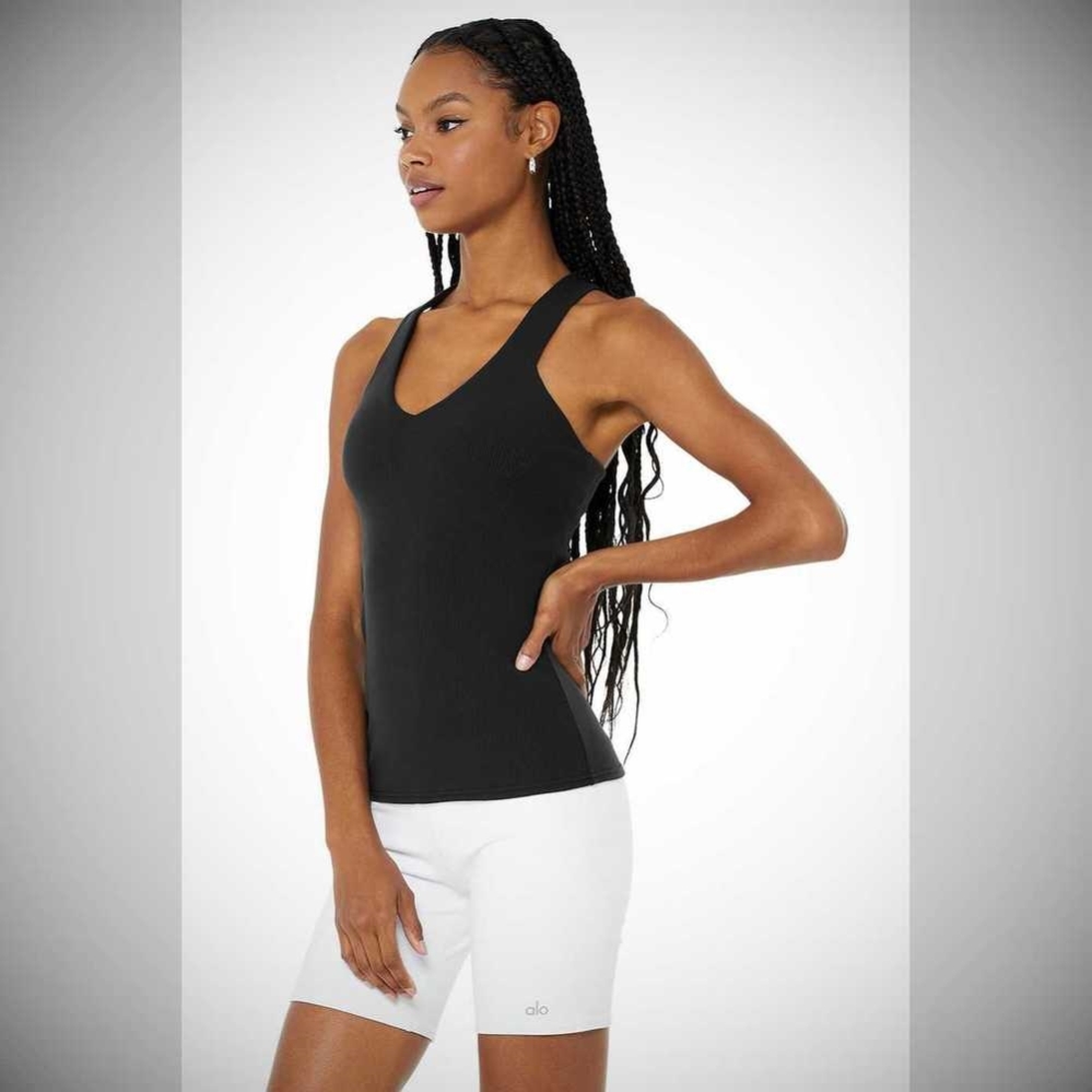 Tank Top Alo Yoga Elevate Mujer Negros | MX-19NXRQ