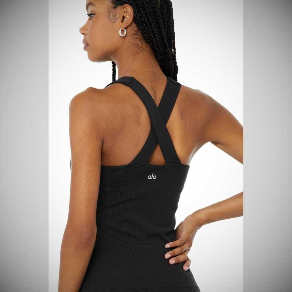 Tank Top Alo Yoga Elevate Mujer Negros | MX-19NXRQ