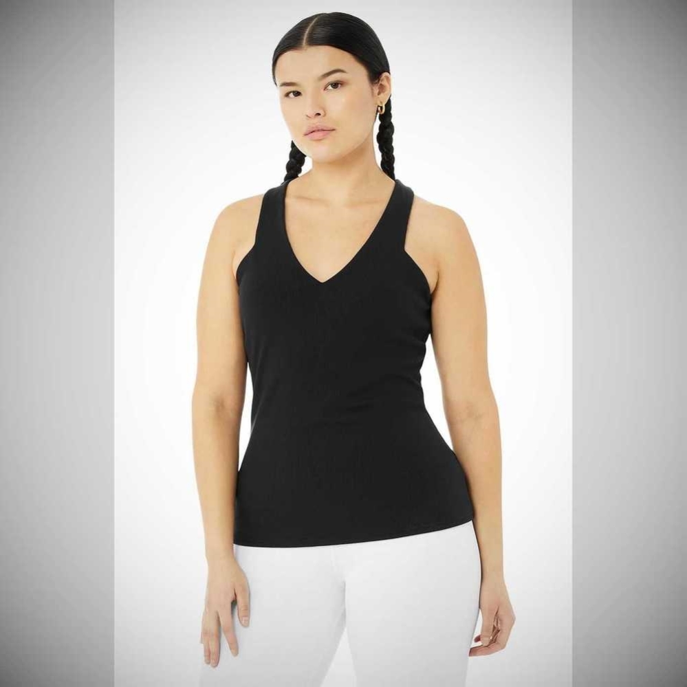 Tank Top Alo Yoga Elevate Mujer Negros | MX-19NXRQ