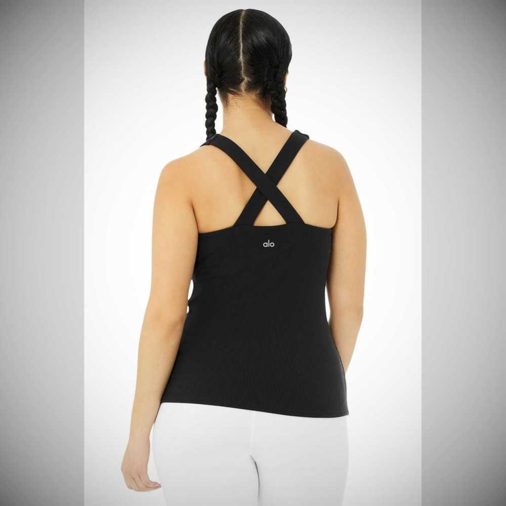 Tank Top Alo Yoga Elevate Mujer Negros | MX-19NXRQ