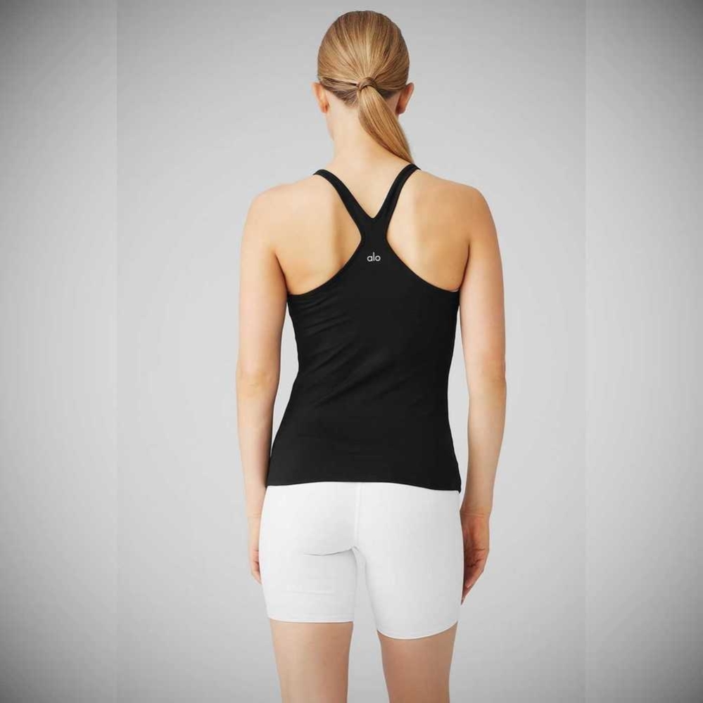 Tank Top Alo Yoga Select Mujer Negros | MX-81GXZL