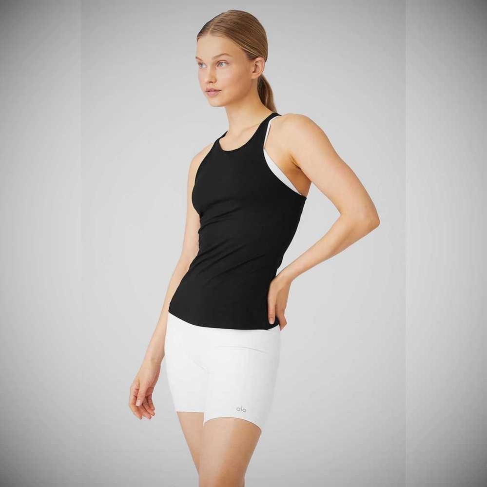 Tank Top Alo Yoga Select Mujer Negros | MX-81GXZL