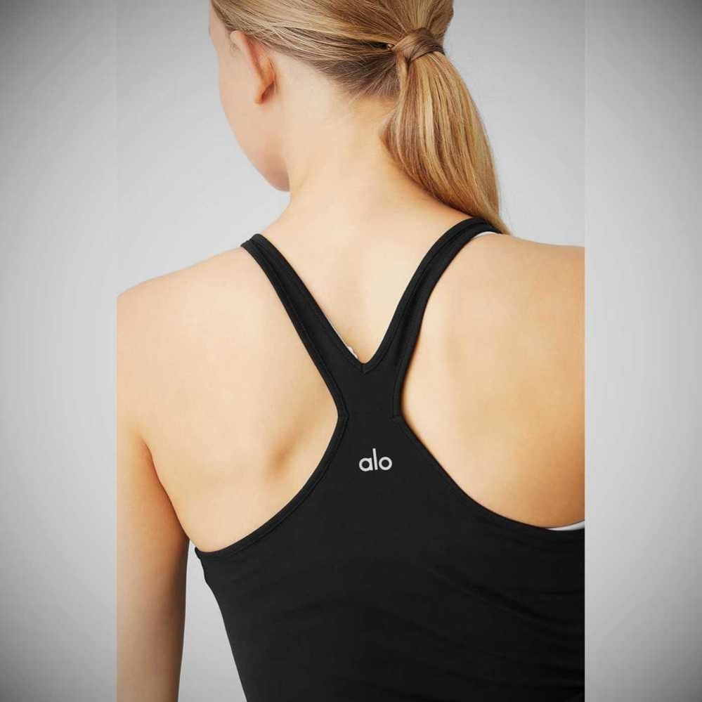 Tank Top Alo Yoga Select Mujer Negros | MX-81GXZL