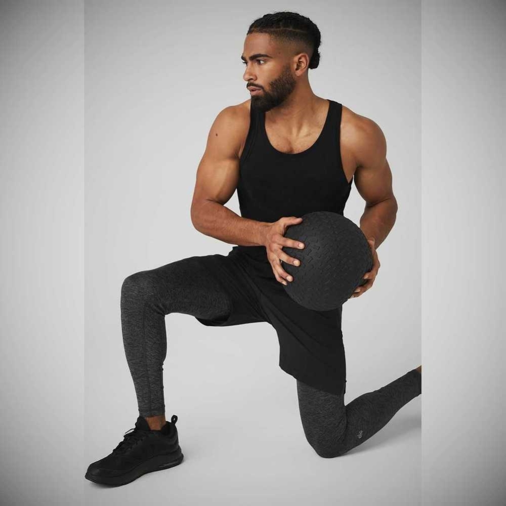 Tank Top Alo Yoga Triumph Hombre Negros | MX-82RQLT