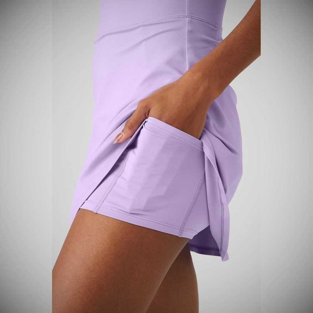 Vestido Alo Yoga Alosoft Courtside Tenis Mujer Morados | MX-60OCNQ