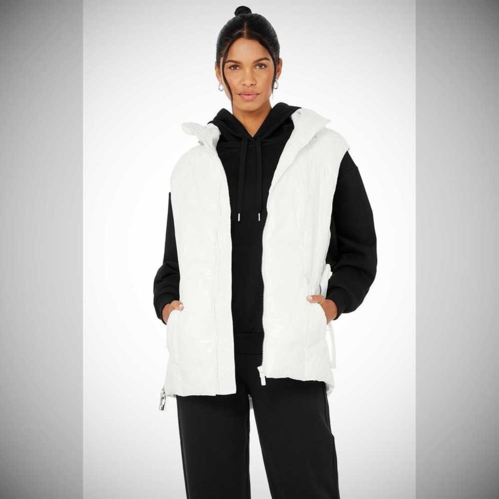 Vests Alo Yoga Stunner Puffer Mujer Blancos | MX-54YDMW