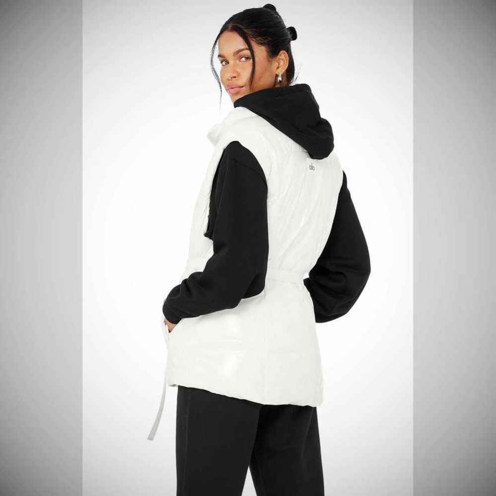 Vests Alo Yoga Stunner Puffer Mujer Blancos | MX-54YDMW