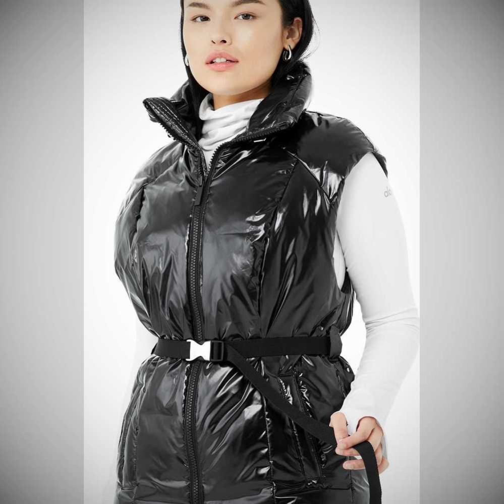 Vests Alo Yoga Stunner Puffer Mujer Negros | MX-02QUBE