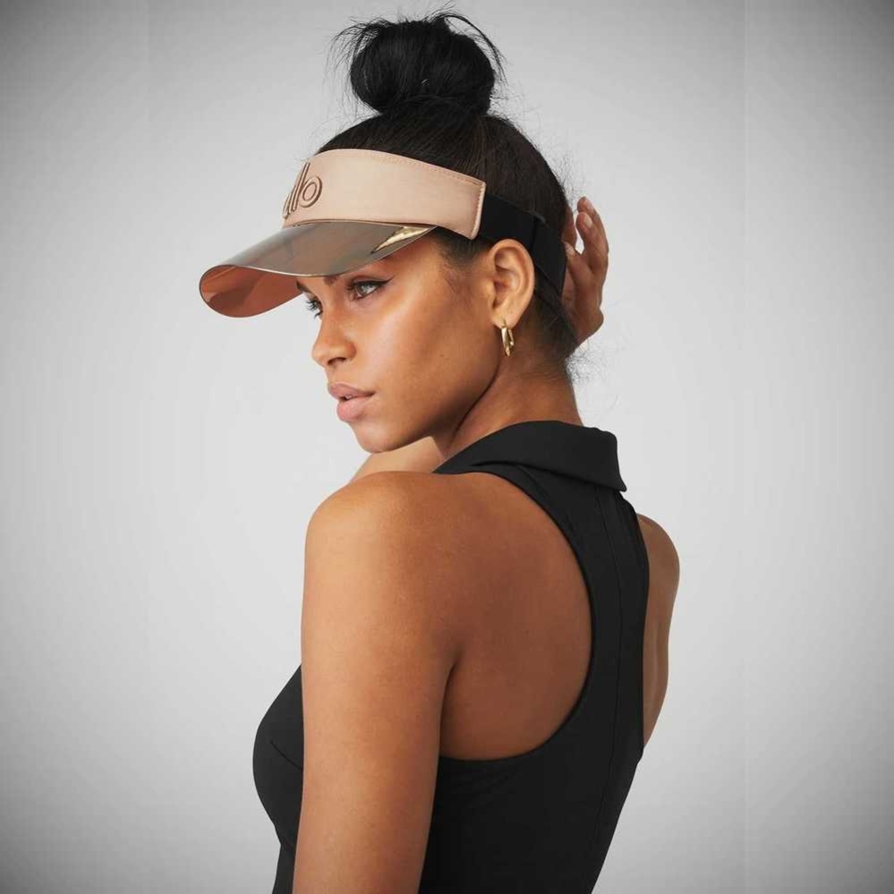 Visor Alo Yoga Solar Mujer Beige | MX-90AVOZ