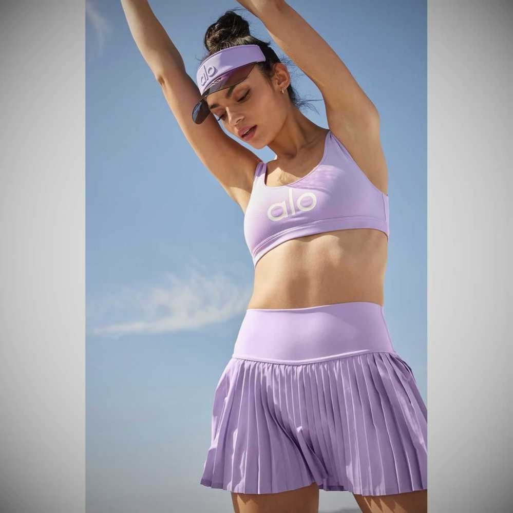 Visor Alo Yoga Solar Mujer Morados | MX-78OWPZ