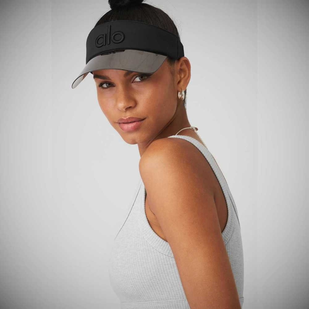 Visor Alo Yoga Solar Mujer Negros | MX-03VRBF