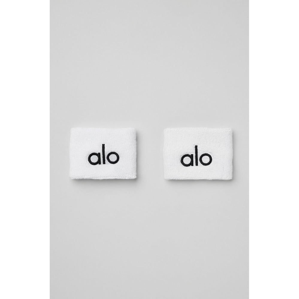 Wristband Alo Yoga Glow Wristband (2-Pack) Mujer Blancos | MX-02LNAS